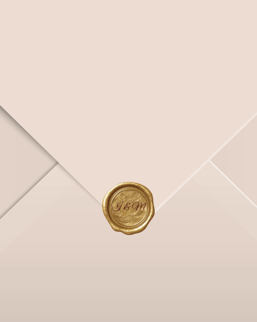 Enveloppe d’invitation Imane et Maher